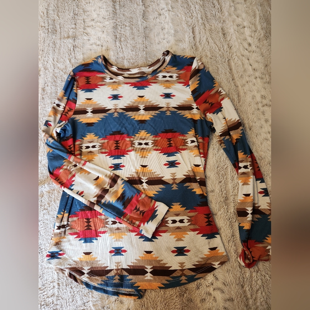 No Boundaries Tribal Shirt XXL